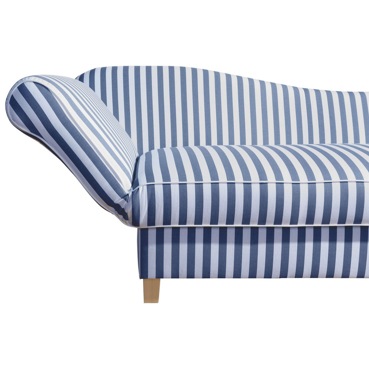 RECAMIERE Armlehne links Katia Flachgewebe blau - Blau, Kunststoff (190/82/88cm) - 58aufmkessel