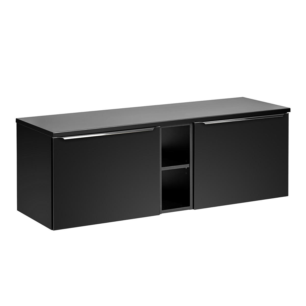 Petits-meubles SKŘÍŇKA POD UMYVADLO 140cm Éros Černá