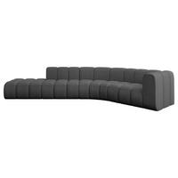 ECKSOFA modulares Sofa Tilmo-L1 - 399x194x70 cm Grau - Grau, Holzwerkstoff/Textil (399/194cm) - ALTDECOR
