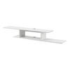 TV-WANDREGAL Støvring - Weiß, Holzwerkstoff (150/21/25cm) - [en.casa]