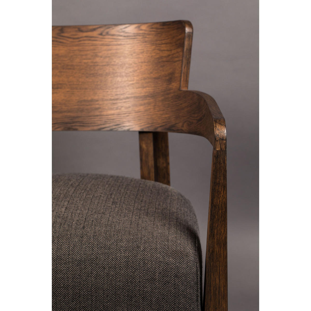 SESSEL Duran Grau - Grau, Textil (68/71/66cm) - Dutchbone
