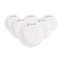 SCHALEN JE T'AIME Statement weiß ø 18,7 cm 6er Set - Weiß, Keramik (18.7cm) - Villeroy & Boch
