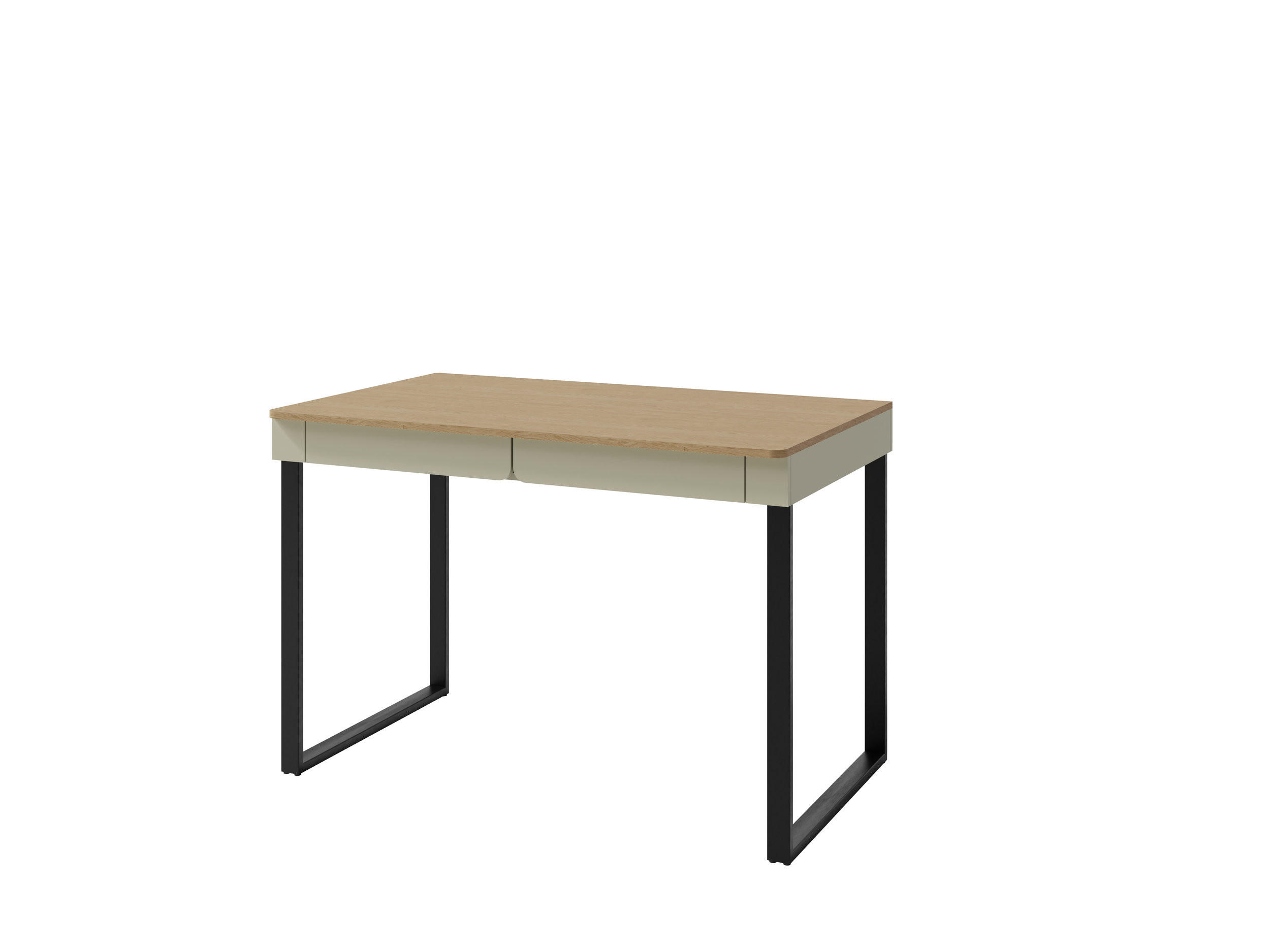 SCHREIBTISCH MURO 125x63x74,5 cm Bürotisch Computertisch, Beige - Beige, Holzwerkstoff (63/125/74.5cm) - MASSENO