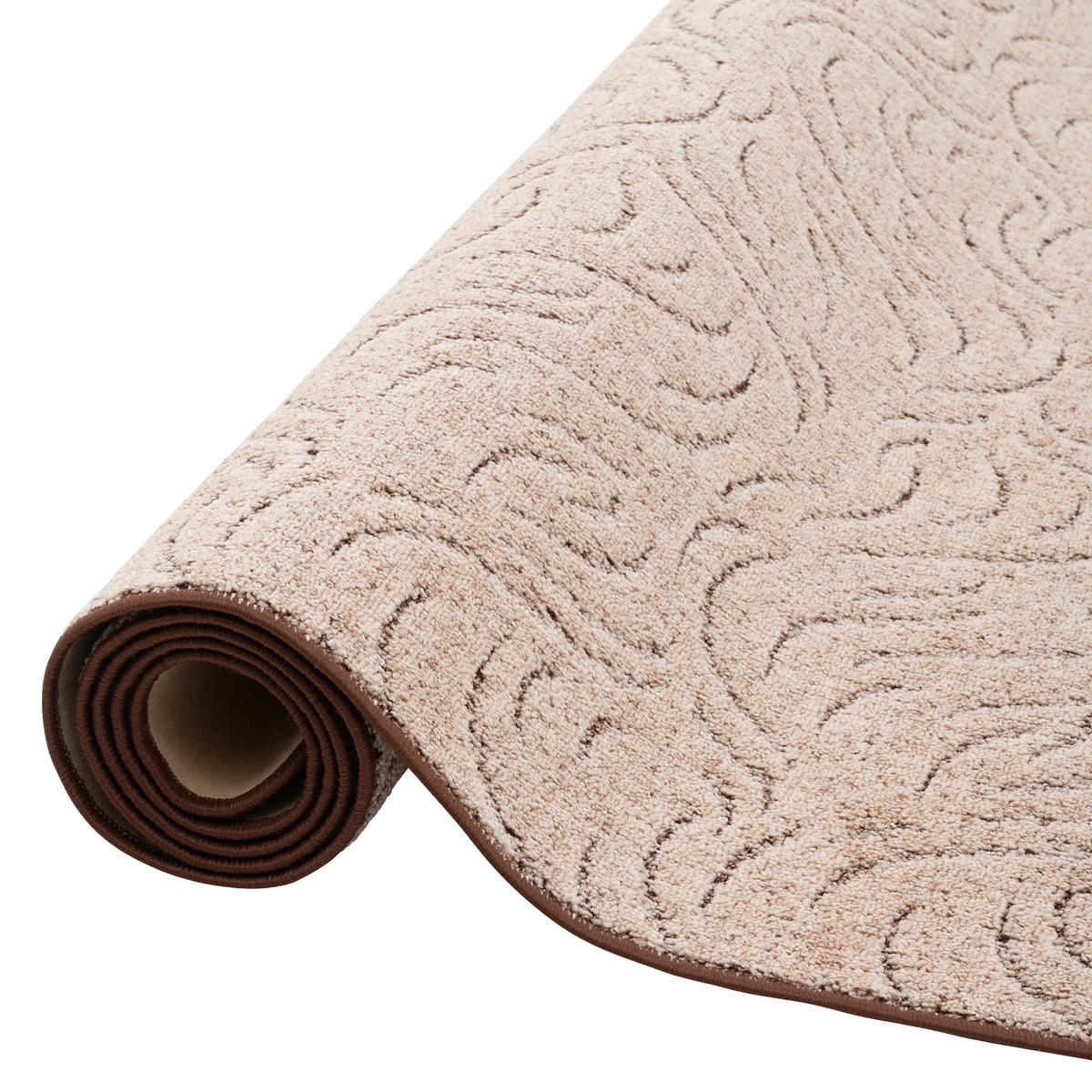 KONTURENSCHNITT HOCHFLOR LANGFLOR TEPPICH FRIEDA - Braun, Textil (80/160cm) - Snapstyle