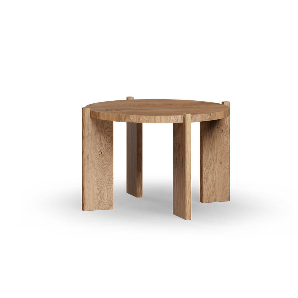 Feldmann-Wohnen Couchtisch Wildeiche 66x42x66 cm