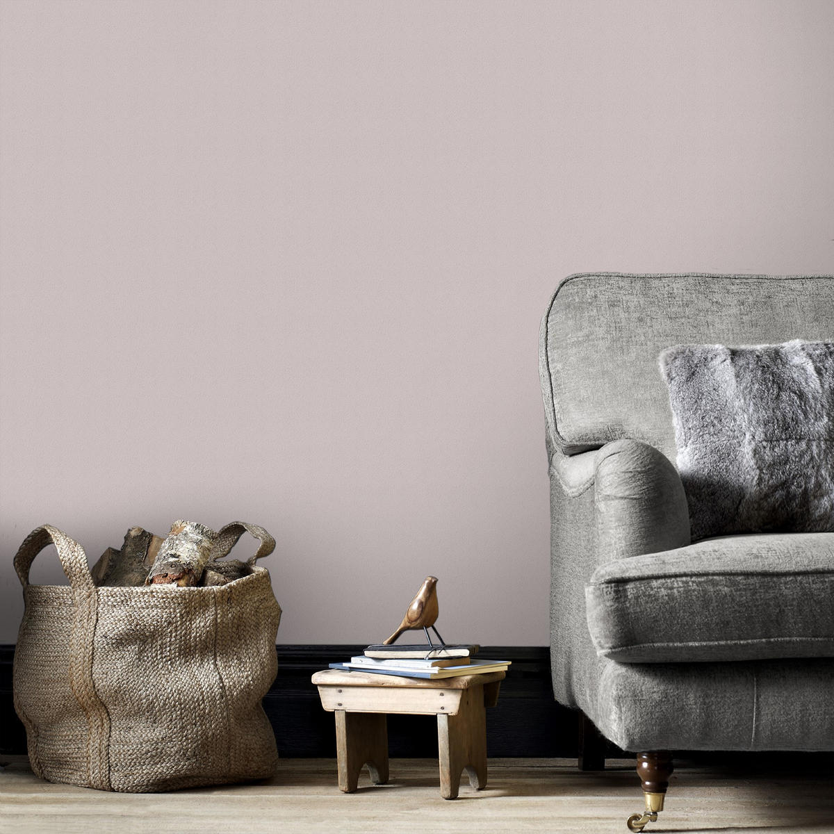 VLIESTAPETE Tany Uni 1005x52cm - Pink/Altrosa, Papier/Kunststoff (52/1000cm) - Superfresco Easy