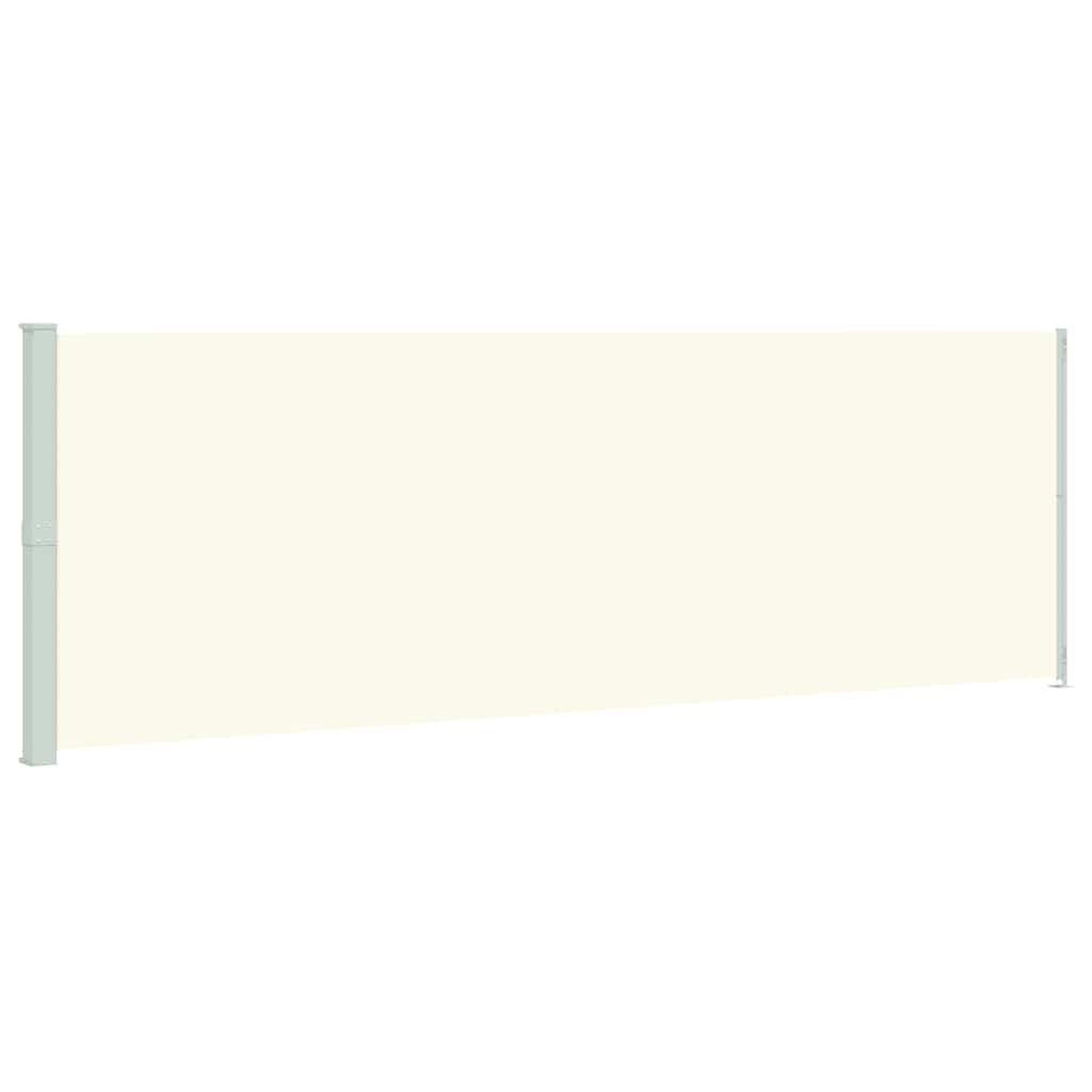 SEITENMARKISE Ausziehbar 200/600 Cm Creme - Creme, Textil (600/200/600cm) - vidaXL