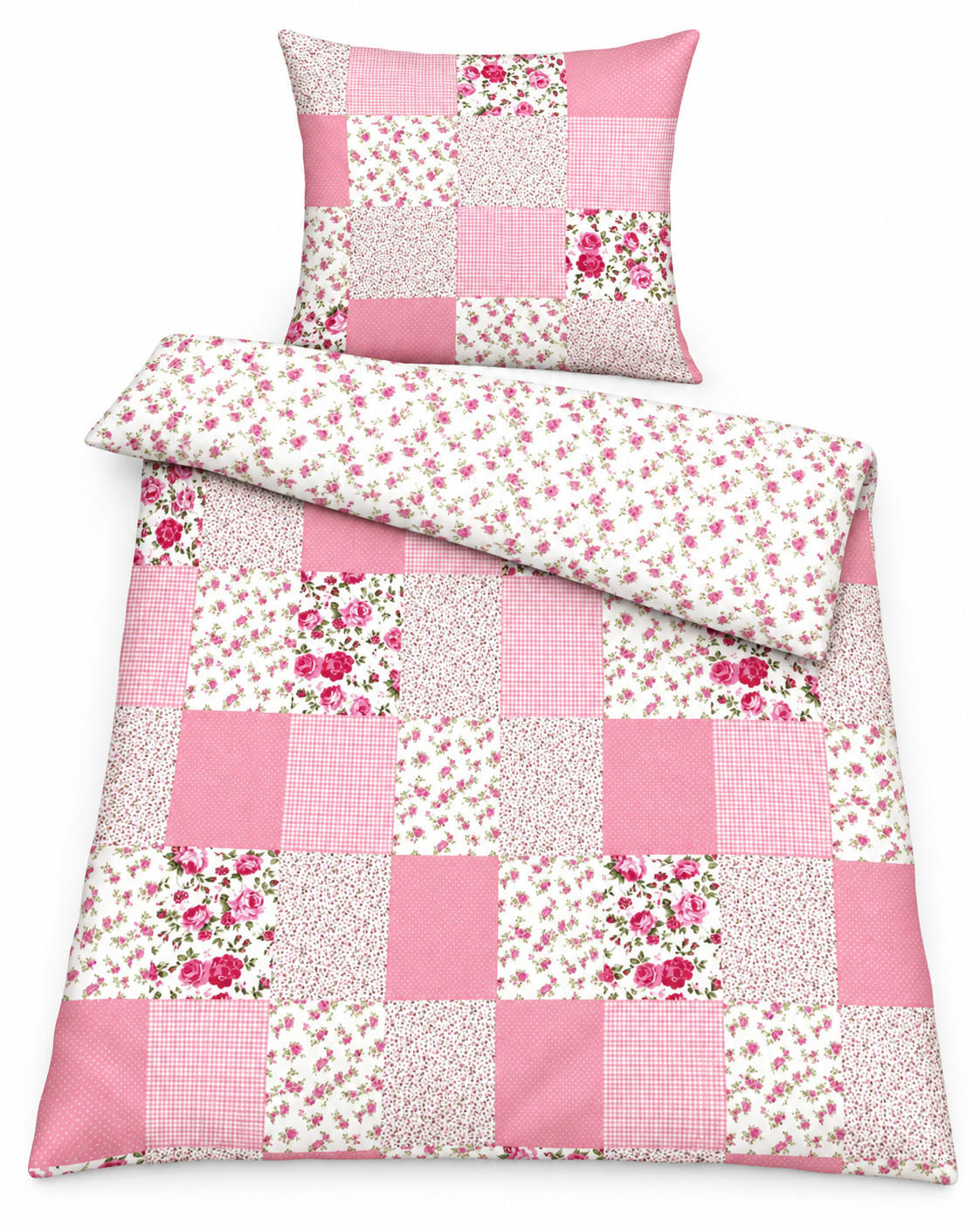 BETTWÄSCHE Baumwolle Patchwork Print 135x200 cm - Multicolor, Textil (135/200cm) - TiborTex