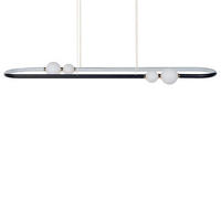 HÄNGELAMPE Feale 22/105/160 cm - Schwarz, Metall (22/105/160cm) - Beliani