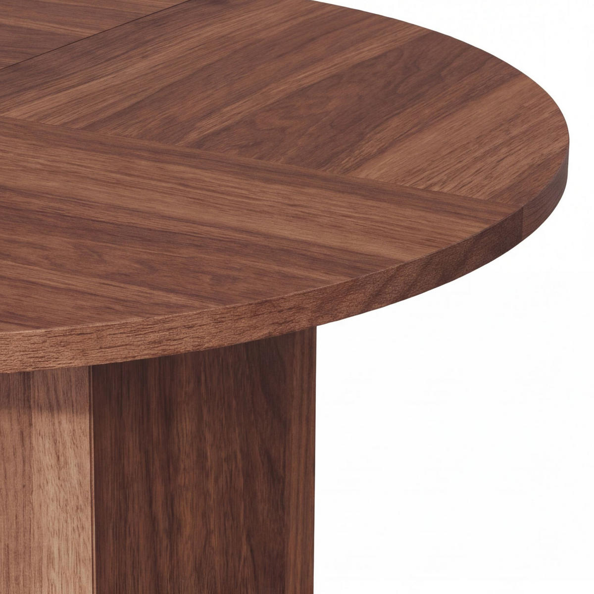 ESSTISCH Rund 120cm Walnuss Skandinavisch für 4-6 Personen - Walnussfarben, Holzwerkstoff (120/120/75cm) - Urban Meuble