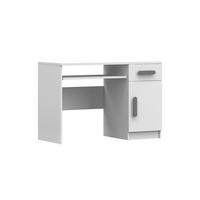KINDERSCHREIBTISCH INGE 08 110/75/50 cm Weiß/Grau - Weiß/Grau, Holzwerkstoff (110/75/50cm) - Deine Möbel 24