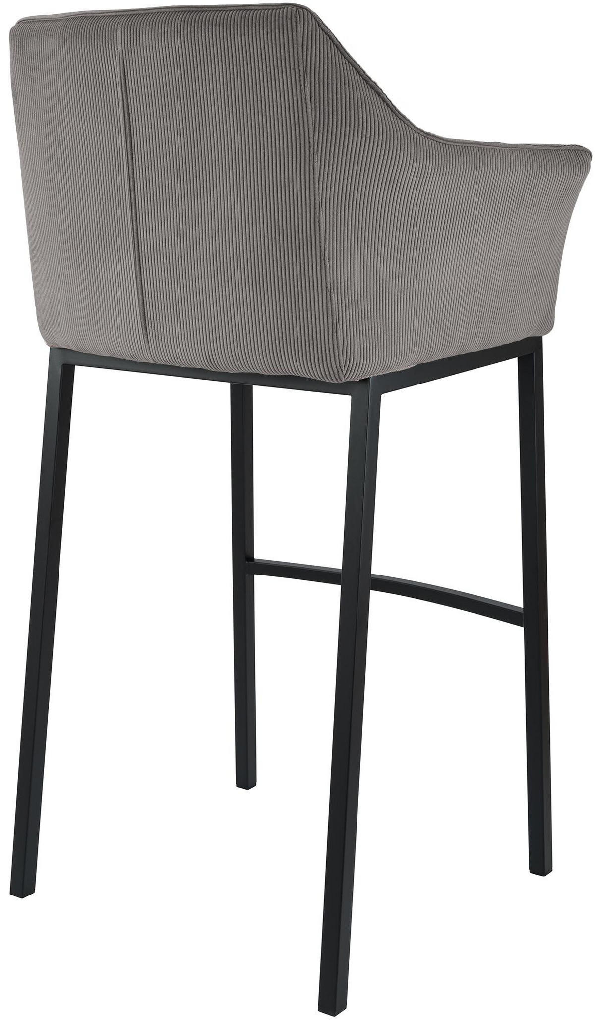 BARHOCKER Metall Taupe - Taupe/Schwarz, Metall (64/110/48cm) - CLP