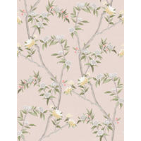 TAPETE Blumen 53 cm x 10 m - Pink, Papier (53/1000cm) - Sanders & Sanders