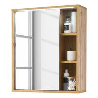 SPIEGELSCHRANK - Braun, Holzwerkstoff (60/70/20cm) - home24
