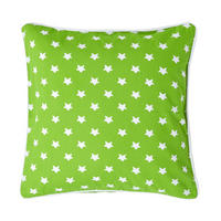 KISSENHÜLLE Sterne 45/45 cm, 100% Baumwolle - Grün, Textil (45/45cm) - Homescapes