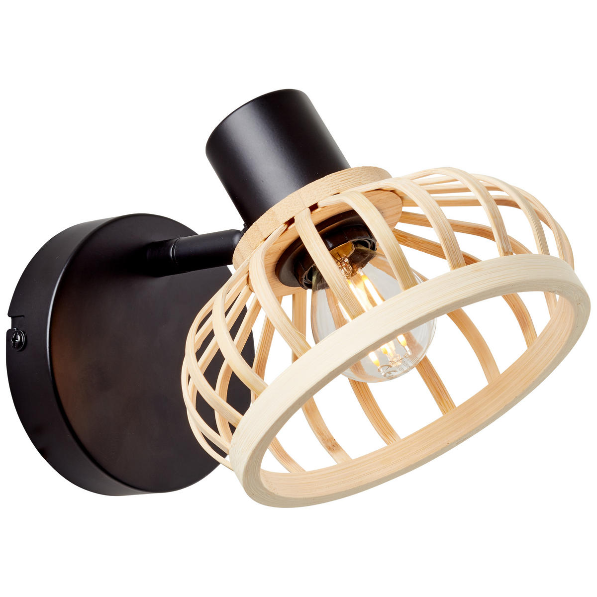 WANDSPOT Norah 99737/76 - Schwarz, Holz (15/14.9/20.9cm) - Brilliant