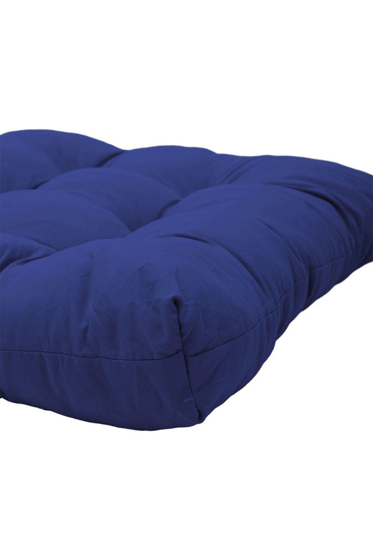 SITZKISSEN-SET 2-tlg. aus Polyester PP-Baumwolle in Marineblau für Outdoor-Liegen Kombinierfreudiges Design 43 x 53 cm - Blau, Textil (43/72/53cm) - Livingandhome