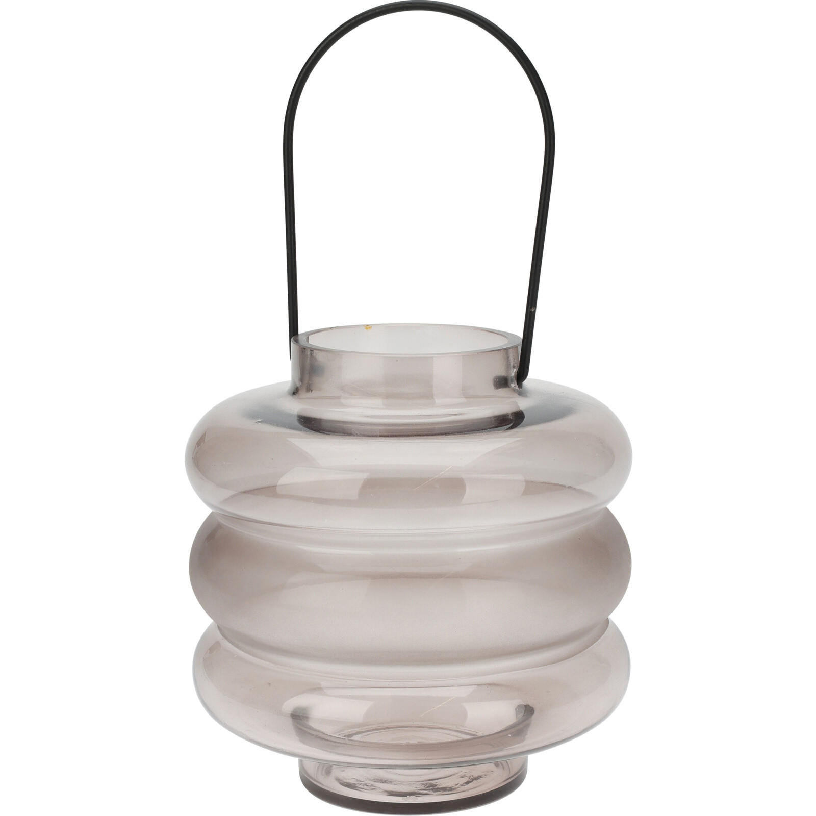 KERZENLATERNE aus Glas 18/18/20 cm - Violett, Glas (18/20/18cm) - Home Styling Collection