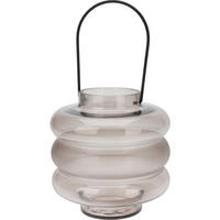 KERZENLATERNE aus Glas 18/18/20 cm - Violett, Glas (18/20/18cm) - Home Styling Collection
