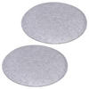 SITZKISSEN JONITA 2ER-SET - Grau, Textil (35/35/2cm) - IDIMEX