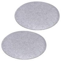 SITZKISSEN JONITA 2ER-SET - Grau, Textil (35/35/2cm) - IDIMEX