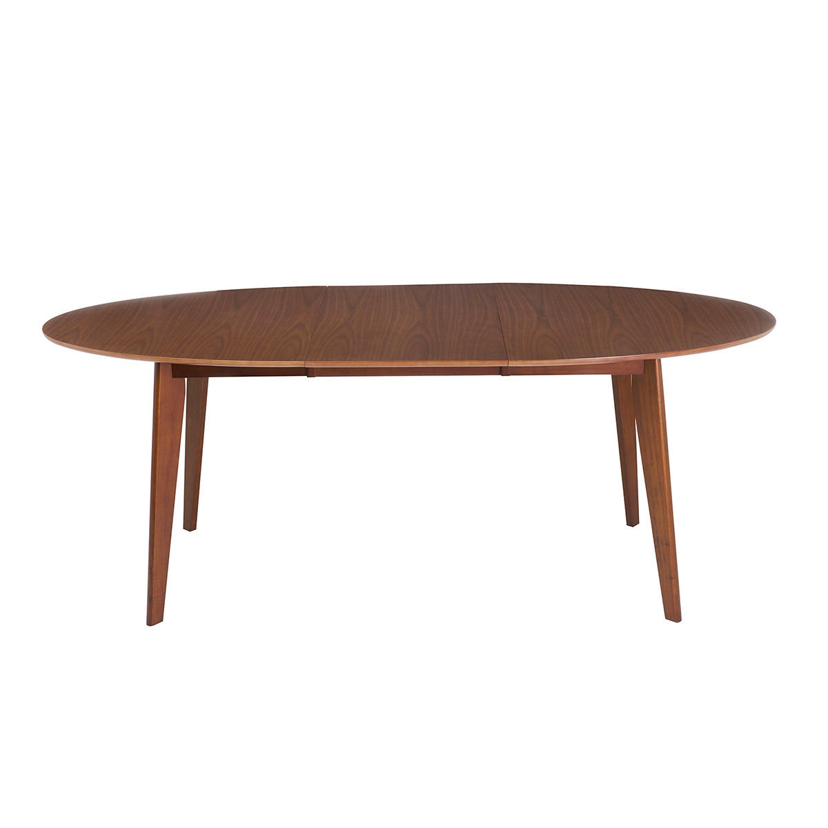 ESSTISCH Design Ausziehbar Nussbaum L150-200 MARIK - Walnussfarben, Holz (200/90/75cm) - Miliboo