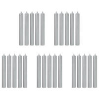 STABKERZE (25er Set) Rainbow - Grau, Paraffin (2.2/18/2.2cm) - BUTLERS