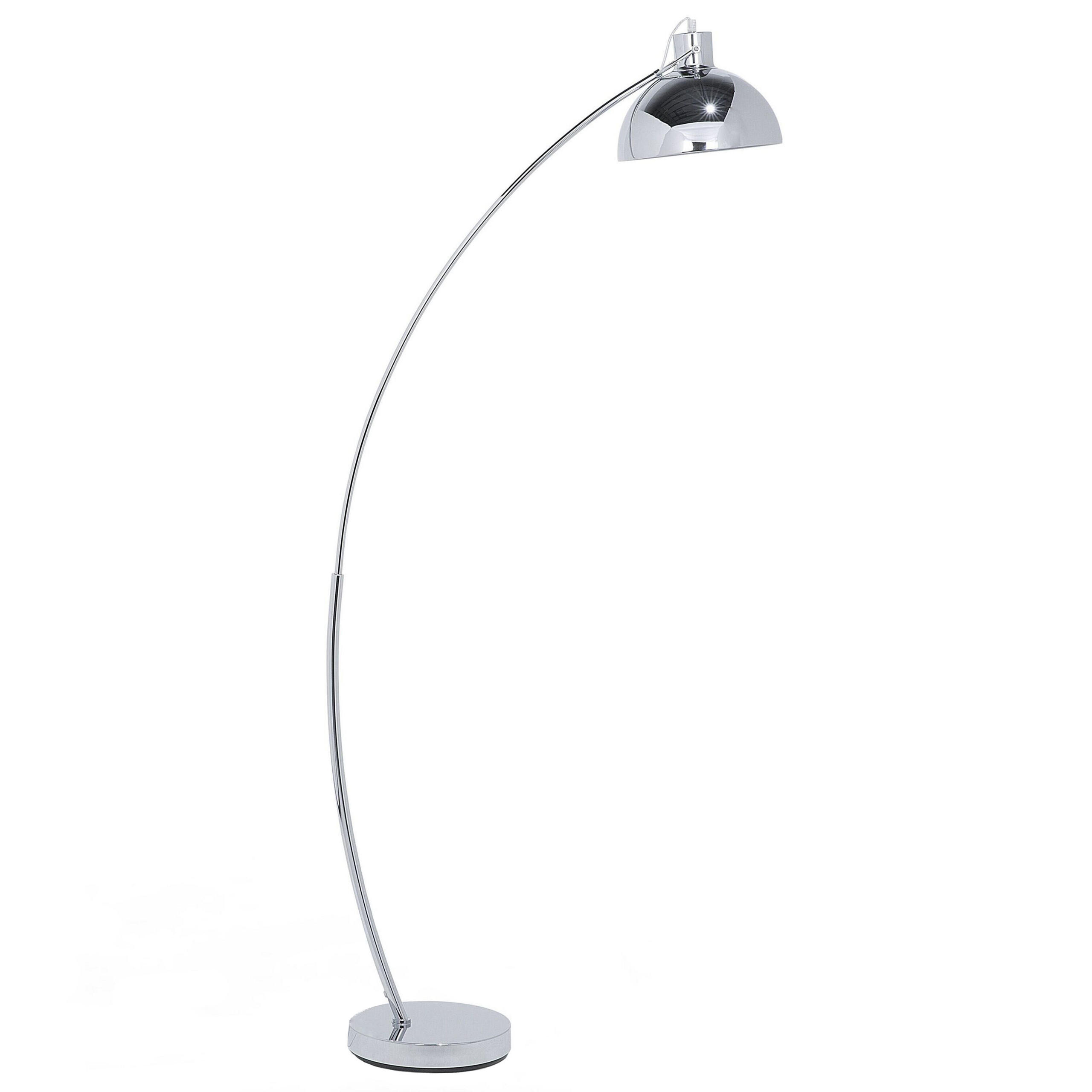 STEHLAMPE Dintel 25/25/155 cm - Silberfarben, Metall (25/25/155cm) - Beliani