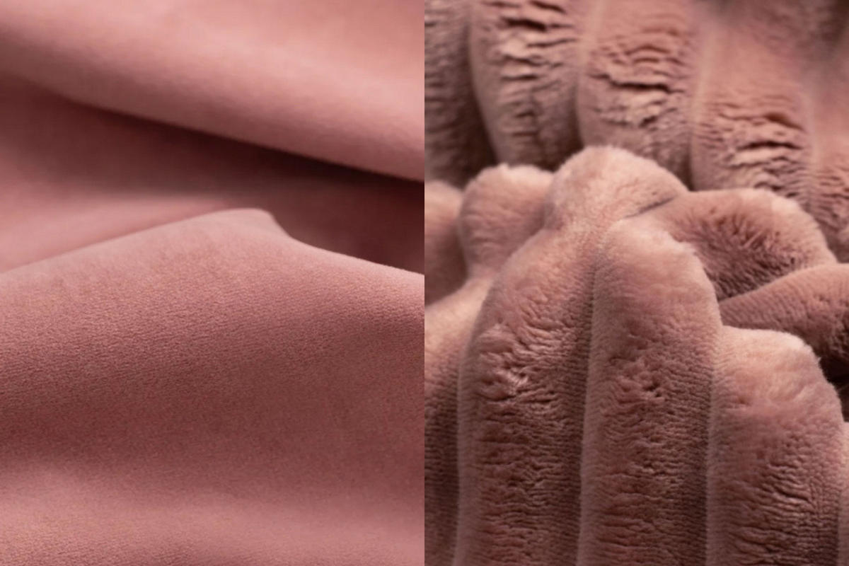ECKSOFA L-förmiges Modena Soft Rosa Links - Rosa, Holz (165/236cm) - Kaiser Möbel