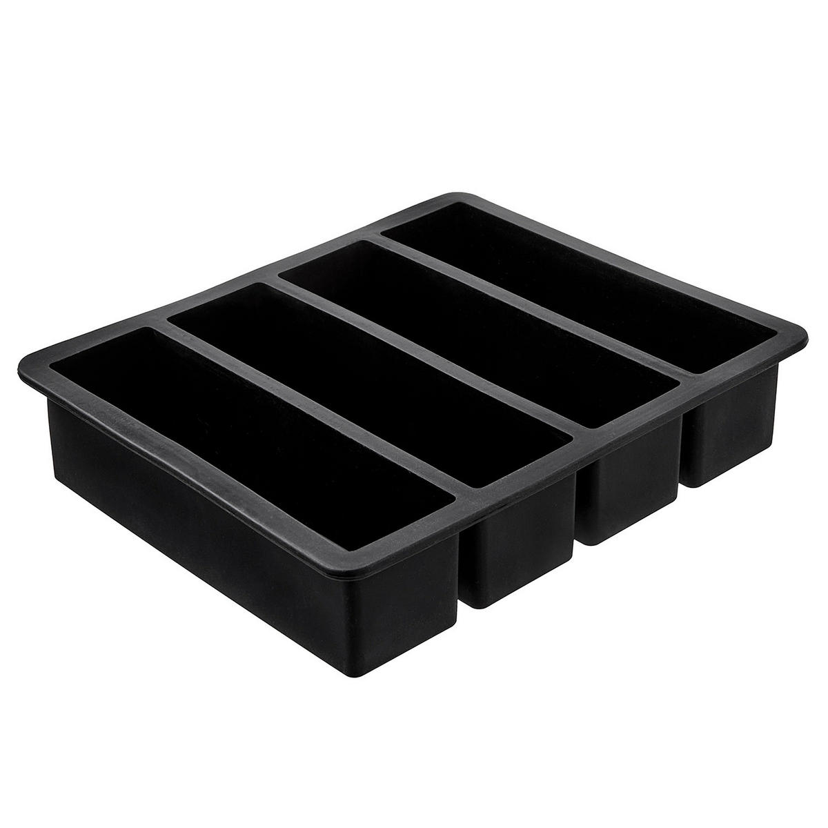 EISWÜRFELFORM Cool Down - Schwarz, Kunststoff (15/6/18cm) - Butlers