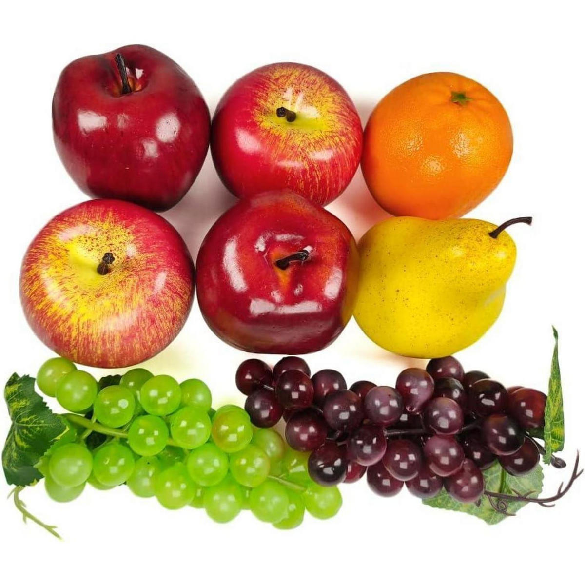 KÜNSTLICHE Früchte 8-teiliges Set - Multicolor, Kunststoff (3cm)
