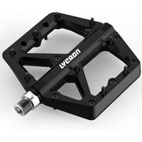 FAHRRADPEDALE Schwarz Rutschfest CR-MO Spindel 9/16 Zoll - Schwarz, Metall (10.9/2/10.9cm)