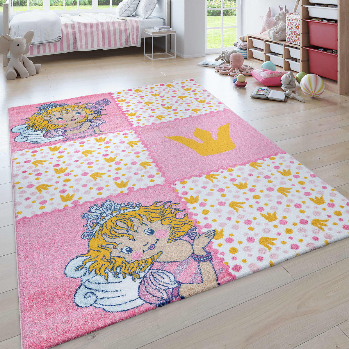 KINDERTEPPICH 140/200 LILLIFEE EXKLUSIV 563 - Pink, Kunststoff (140/200cm)