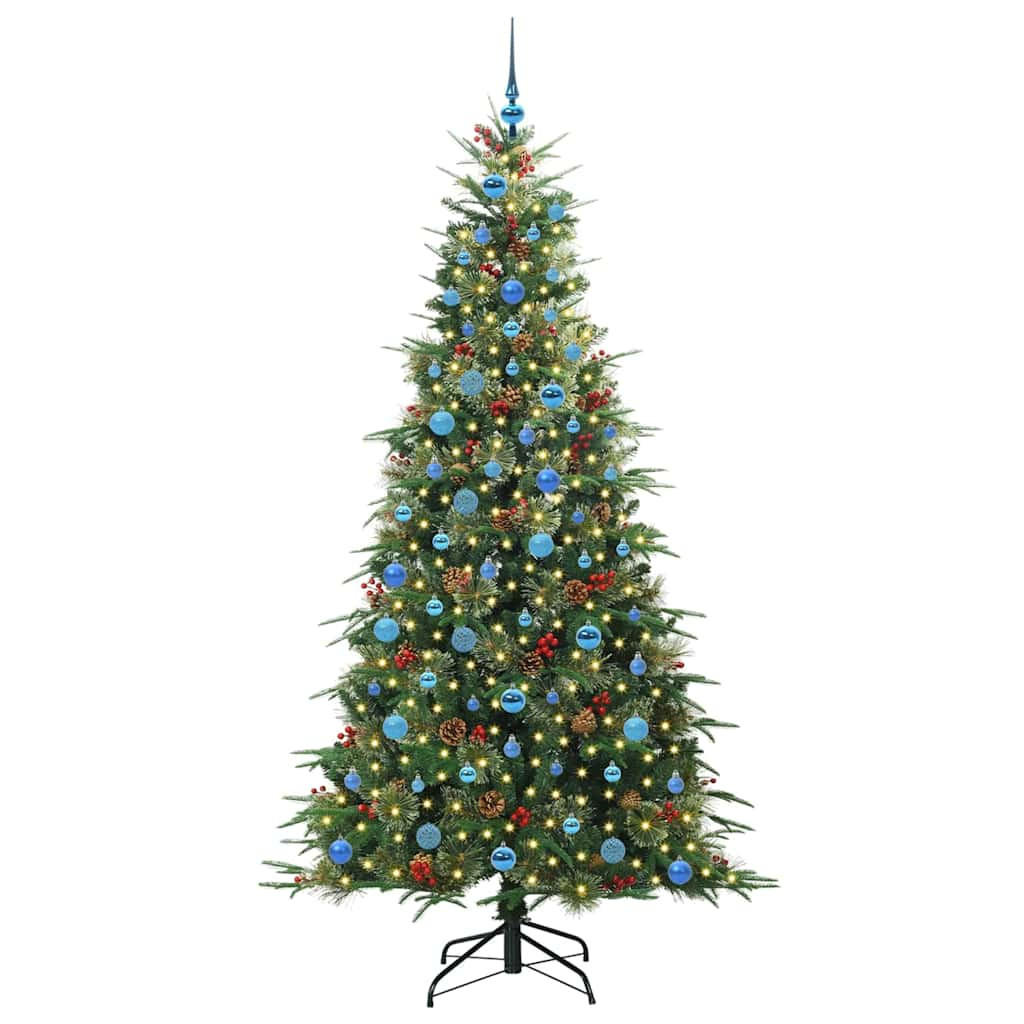vidaXL Weihnachtsbaum Grün 210 cm