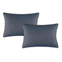 ZIERKISSENHÜLLE DEKOKISSENHÜLLE FUN 2er Set - Titanfarben, Textil (58/38cm) - Esprit