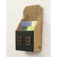 WANDREGAL Holz 14/7,5/27 cm - Braun, Holz (14/27/7.5cm) - DanDiBo