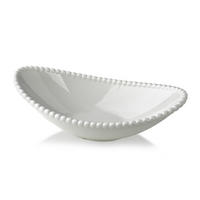 SCHALE Basic weiß 26/14/8 cm Porzellan - Weiß, Keramik (26/8/14cm) - Mondex