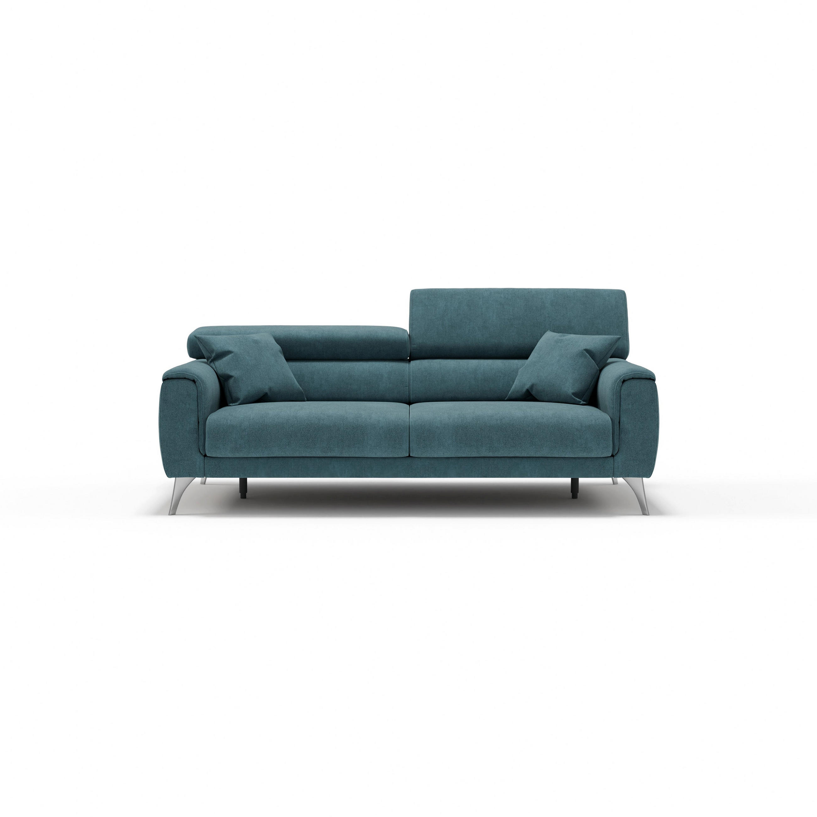 LINEARSOFA Caravaggio - Petrol, Textil (199/73/102cm) - Divani.store