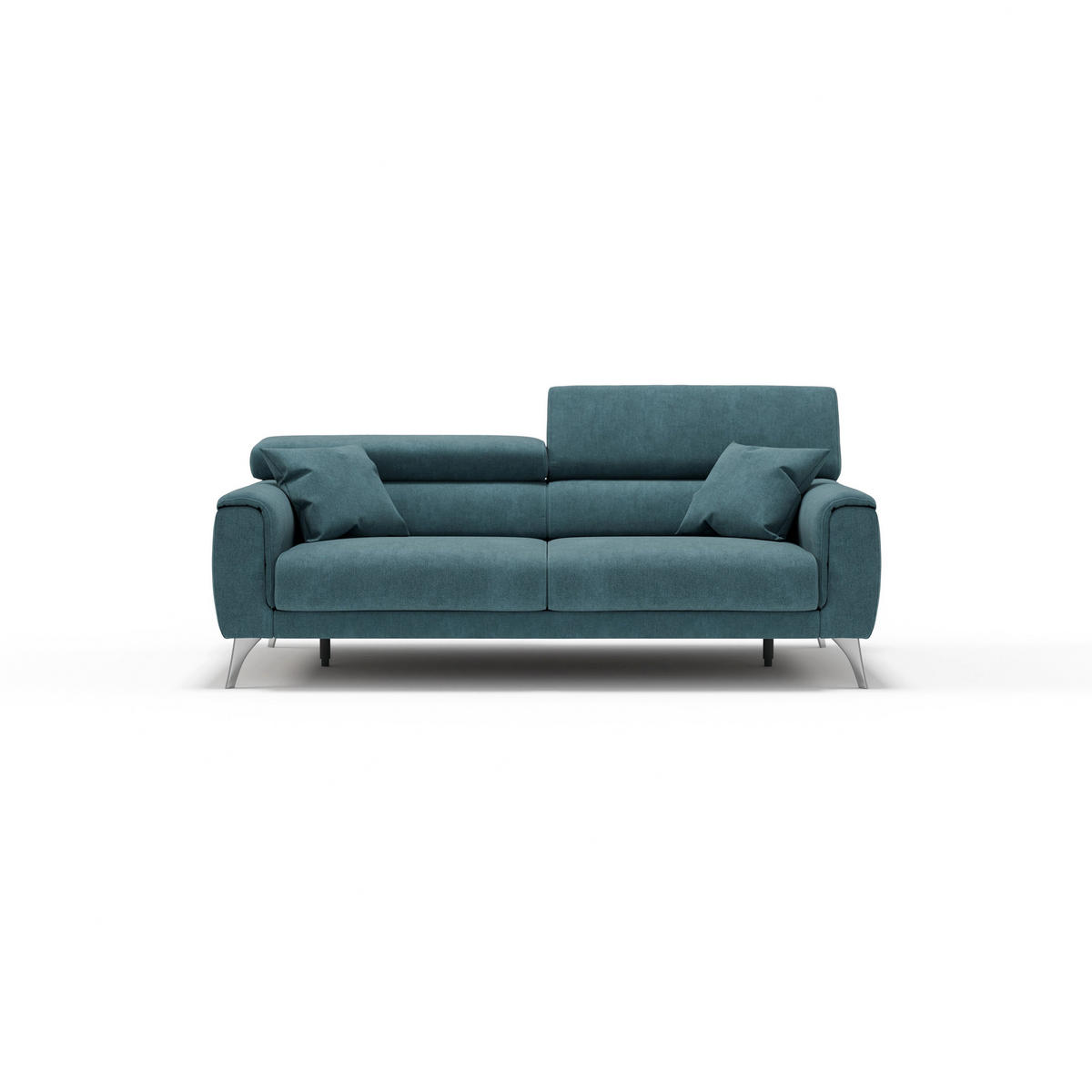 LINEARSOFA Caravaggio - Petrol, Textil (199/73/102cm) - Divani.store