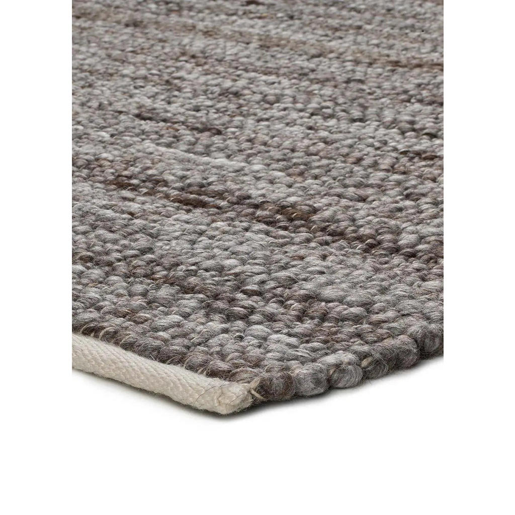 Thumbnail - Atticgo Handwebteppich, Taupe, Textil, Uni, Rechteckig, 80x150 cm, Oeko-Tex® Standard 100, antistatisch, für Fußbodenhei...
