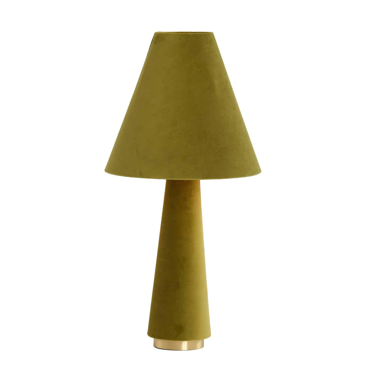 TISCHLAMPE Devia Grün Ø30/61 cm - Grün, Textil (30/30/62.5cm) - Light & Living