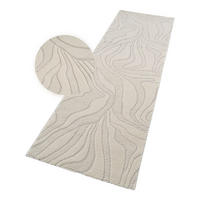 FLACHWEBETEPPICH Boho Creme 80 x 150 cm - Creme, Kunststoff (80/150cm) - TT Home