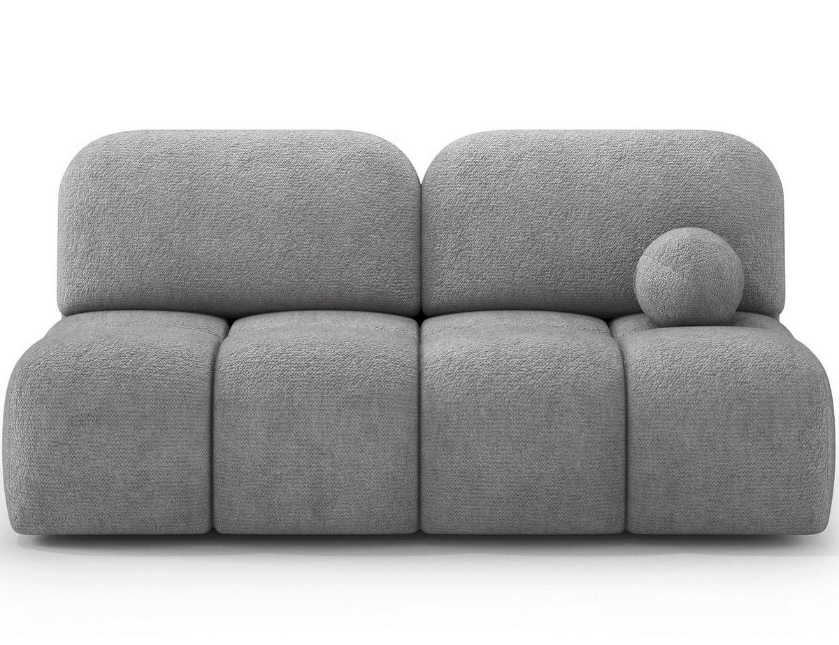SCHLAFSOFA Nuwia mit Schlaffunktion und Bettkasten – Modernes Designsofa mit Schlafauszug und dekorativer Steppung - Grau, Kunststoff (200/102/100cm) - Wohnideebilder