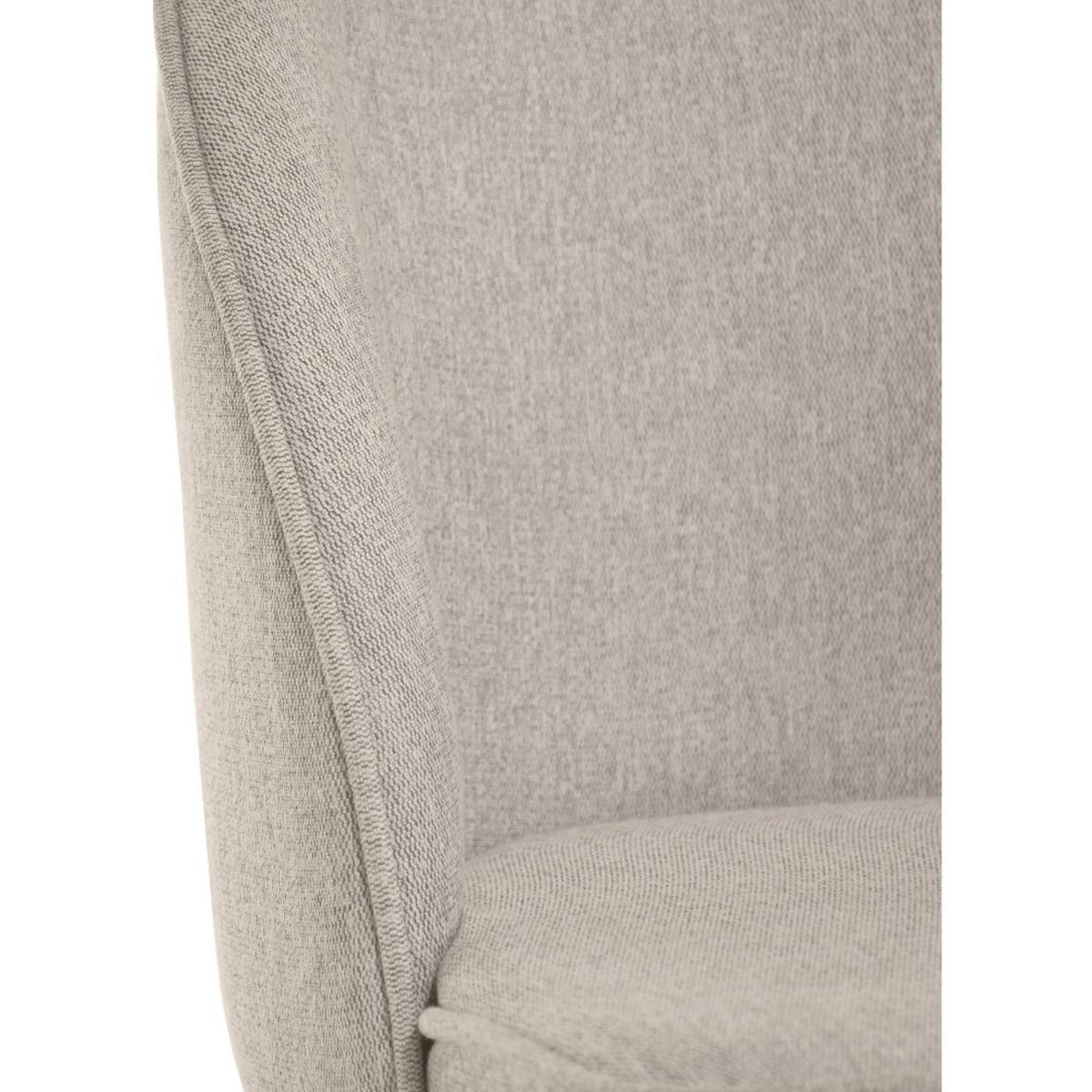 STUHL Luna, Polsterstuhl für das Esszimmer mit Buchenholzbeinen, Beige - Beige/Buchefarben, Holz (51/87/46cm) - Beautysofa