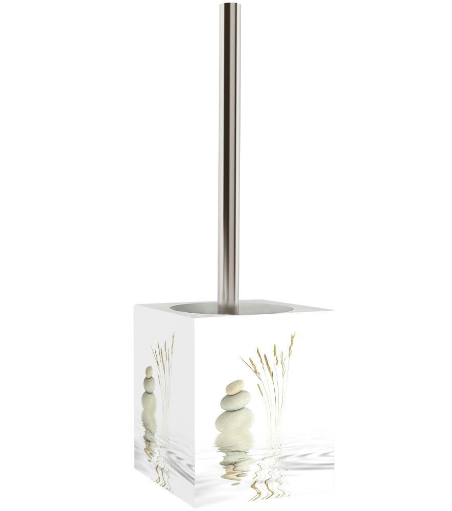 Sanilo Wc-Bürste Weiß, Beige 10x37x10 cm