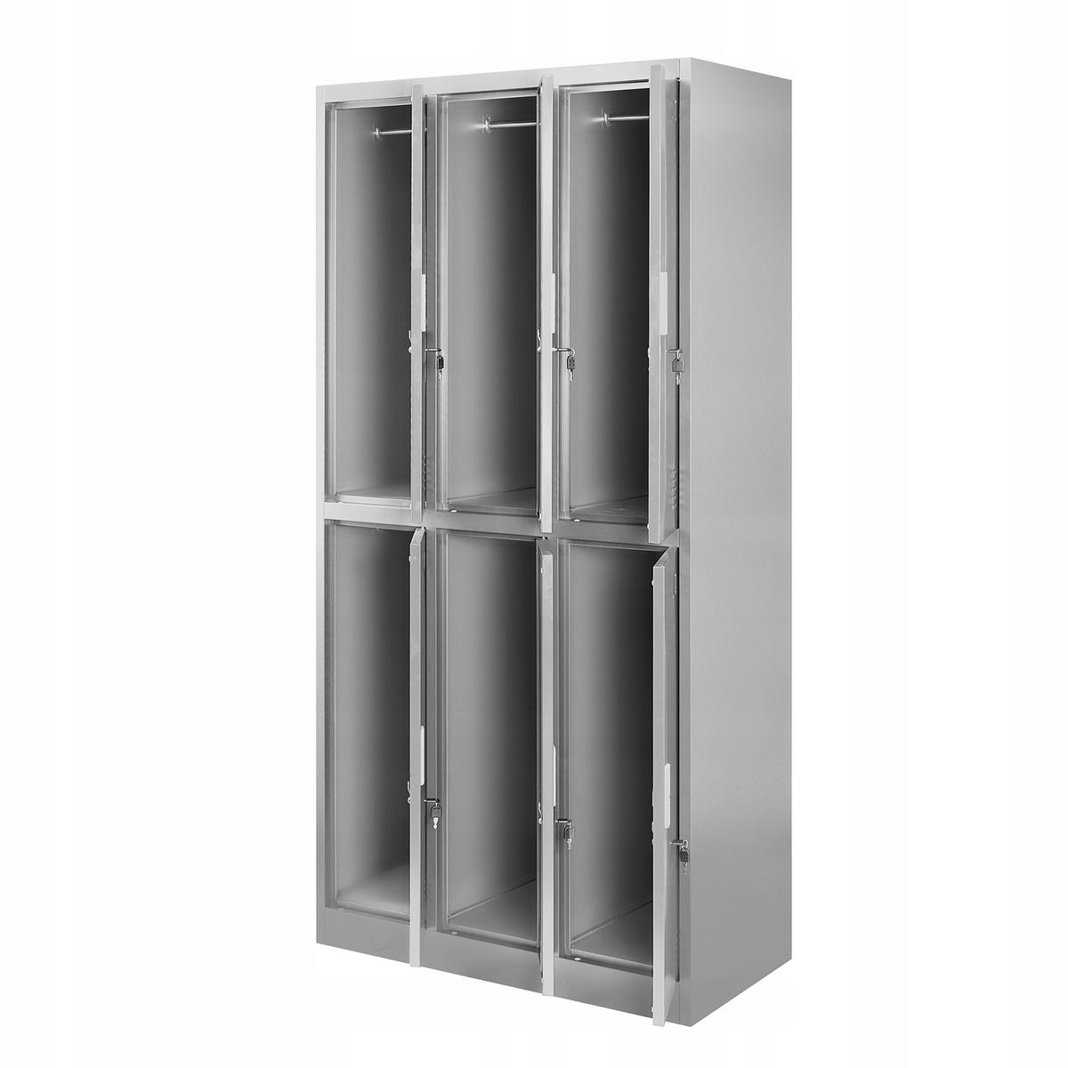 SCHLIESSFACHSCHRANK IGOR - Grau, Metall (90/185/45cm) - Jan Nowak