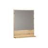 WANDSPIEGEL PureBliss Eiche Dekor - Eichefarben, Holzwerkstoff (60/74/14cm) - Trendteam
