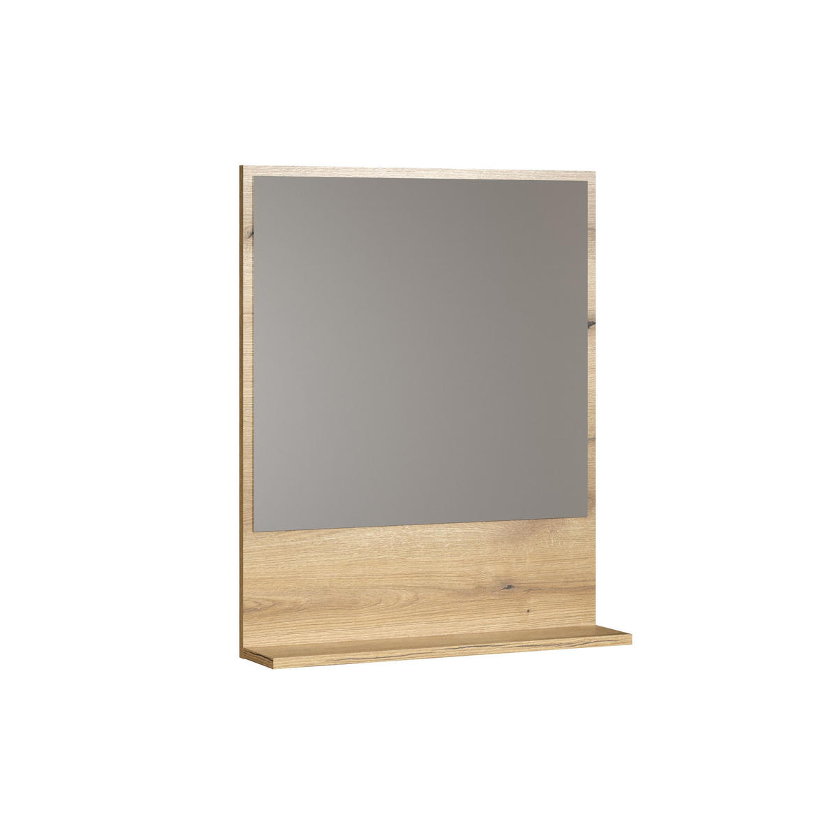 WANDSPIEGEL PureBliss Eiche Dekor - Eichefarben, Holzwerkstoff (60/74/14cm) - Trendteam