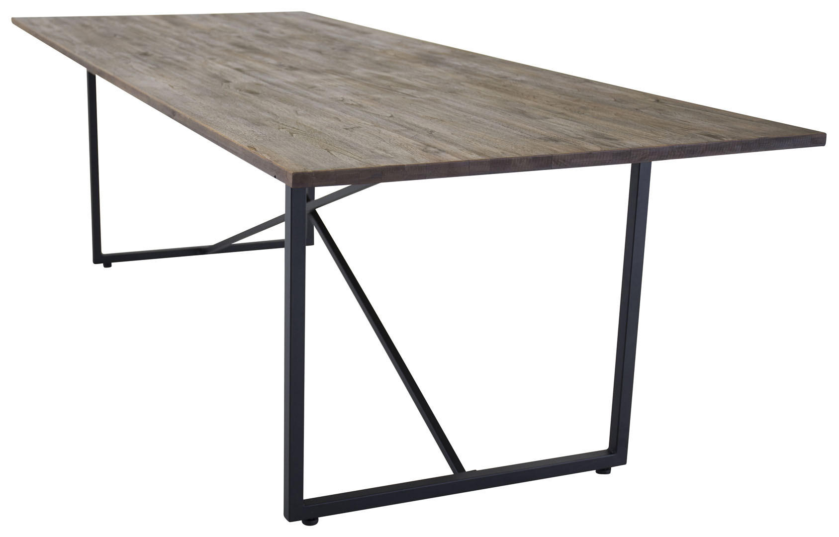 ESSTISCH 100x250 cm Teakholz - Teakfarben, Holzwerkstoff (250/100/76cm) - ebuy24