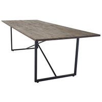 ESSTISCH 100x250 cm Teakholz - Teakfarben, Holzwerkstoff (250/100/76cm) - ebuy24